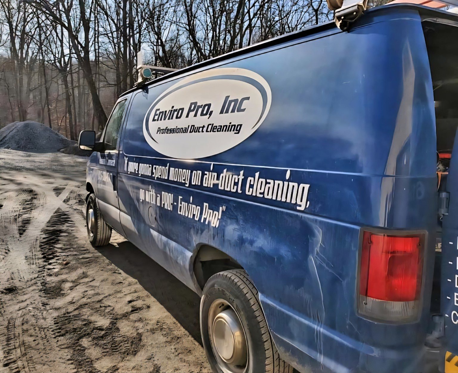 Enviro Pro Professional Air Duct Cleaning service van in the Nashville area